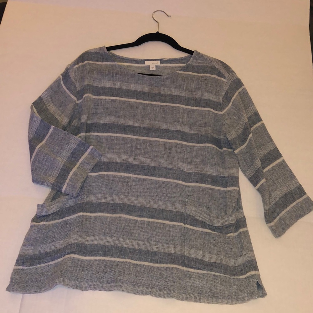 Pure Jill stripe top size small